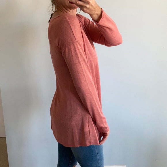 Mauve Colored Tunic Top - Picture 6 of 8